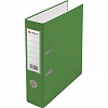 Папка-регистратор Lamark бумвинил,  А4, 80мм, с металлическим уголком, светло-зеленая