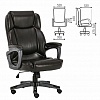 Кресло руководителя BRABIX Premium Favorite EX-577, пружинный блок, рециклир. кожа, коричневое, BRABIX-NOV
