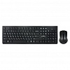 Комплект OKLICK 250M клавиатура + мышь, USB, беспроводной, черный [mk5301]
