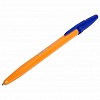 Ручка шариковая BRAUBERG ORANGE Line, 0.5/1.0мм, корпус оранжевый, синяя