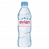 Вода минеральная EVIAN, негазированная, ПЭТ, 0.5л, 24шт/уп