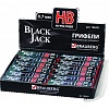Грифели для механических карандашей BRAUBERG Black Jack Hi-Polymer HB, 0.7мм, 20 шт/уп