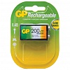 Аккумулятор GP Крона 9V 6LR61/1604А, 200mAh, NiMH, 1шт/уп