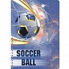 Тетрадь А5   48л, Lamark, обложка ламинированный картон + УФ-лак, гребень, клетка, Soccer Ball