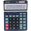 Калькулятор настольный 12 разр. Deli E1631, расчет наценки, 203х155х42мм, черный