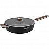Сотейник Rondell Fjord RDA-1799 d=28см (с крышкой) черный
