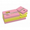 Самоклеящийся неоновый блок 3M Post-it Basic 653R-BN, 38х51мм, 100л, неоновое ассорти, 12шт/уп