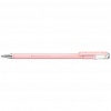 Ручка гелевая PENTEL K108-PP Hybrid Milky, 0.4/0.8мм, пастельная розовая