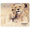 Коврик для мыши SONNEN Lions, резина + ткань, 220х180х3мм, 513310