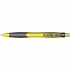 Ручка шариковая автоматическая Lamark Eye, резиновый упор, 0.5/0.7мм, корпус желтый, синяя