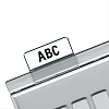 Окно картотечное индексное HAN, для разделителей А5 и А6 , прозрачные, 10 шт/уп, НА9001