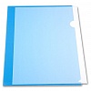 Папка-уголок Lamark, А4, пластик, 0.18мм, матовая, синяя
