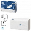 Полотенце бумажное листовое TORK Xpress Premium H2 System, Interfold-сложение, 2-слойное, 136л/уп, белое с тиснением, 21шт/уп  (120288)
