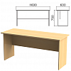 Стол рабочий КАНЦ 1600х600х750мм, цвет бук