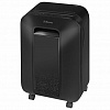 Уничтожитель документов FELLOWES LX201, 2х12 мм, 12 листов, 22л, секретность DIN P-5, черный