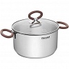 Кастрюля Rondell Etery RDS-1600 5.1л. d=24см (с крышкой) стальной