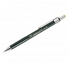 Карандаш механический FABER-CASTELL TK-Fine 9713, 0.35мм, HB, с ластиком, корпус зеленый