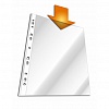 Файл-вкладыш А4 с перфорацией DURABLE,  48мкм, глянцевый, 10шт/уп (2662-19)