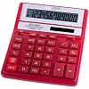 Калькулятор настольный 12 разр. CITIZEN SDC-888XRD, двойное питание, корректировка, 2 памяти, 203х158х31мм, красный