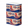 Полотенце бумажное листовое Focus Extra/Premium, Z-сложение, 2-слойное, 20х24см, 200л/уп, белое, 12шт/уп (5041537/5069956/5083775)