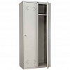 Шкаф раздевальный 2-секционный LS-21-80, 1830х813х500мм, перекладина для вешалки, 38кг