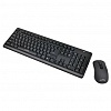 Комплект OKLICK 270M клавиатура + мышь, USB, беспроводной, черный