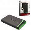 Внешний жесткий диск  1.0Tb TRANSCEND Portable HDD StoreJet 2.5" (TS1TSJ25M3) , 5400rpm, USB3.0