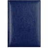 Ежедневник недатированный Lamark Birmingham A5, 145х210мм, обложка под кожу, с прошивкой по периметру, 176л, синий