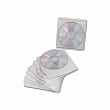 Конверт для 2 CD/DVD мягкий пластик, с перфорацией