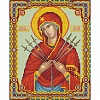 Кристальная (алмазная) мозаика "ФРЕЯ" ALVR-160 "Икона Божией Матери "Умягчение злых сердец" 22 х 27 см
