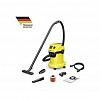 Пылесос строительный KARCHER WD 3 P V-17/4/20 Workshop, желтый (1.628-175.0)