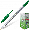 Ручка шариковая UNIVERSAL Corvina51 прозрачная, зеленая
