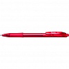 Ручка шариковая автоматическая PENTEL BK417-B, резиновый упор, 0.27/0.7мм, корпус матовый, красная