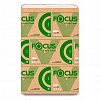 Полотенце бумажное листовое Focus Eco, V(ZZ)-сложение, 1-слойное, 23х23см, 250л/уп, белое, 15шт/уп  (5049976)
