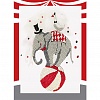 Кристальная (алмазная) мозаика "ФРЕЯ" ALVS-049 мини-картинка "Цирк" 14 х 19.5 см