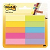 Закладки 3M Post-it Professional 670-10AB, 12.7х 44.5мм, клейкие, бумажные, 10 цветов по 50л