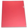 Папка-уголок Lamark, А4, пластик, 0.18мм, матовая, красная