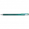 Ручка гелевая PENTEL K110-DDX Hybrid Dual Metallic, 0.5/1.0мм, гибридные чернила "хамелеон", зеленый + синий металлик