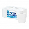 Полотенце бумажное рулонное с центральной вытяжкой Focus Jumbo, 1-слойное, 35х19.5см, 800л, 280м, белое, 6рул/уп (5036889)