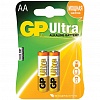 Батарейка GP AA/LR6/MN1500, Ultra, 1.5V, алкалиновая, 2шт/уп