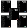 Тетрадь А5 96л, BRAUBERG Black Jack, обложка мелованный картон, скрепка, ассорти, клетка