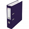 Папка-регистратор Lamark бумвинил,  А4, 80мм, с металлическим уголком, фиолетовая