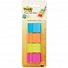 Закладки 3M Post-it Professional 672-Р1, 25х 38мм, клейкие, бумажные, 4 цвета по 50л