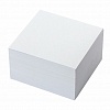 Блок бумажный белый   9х9х5см, непроклеенный