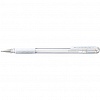 Ручка гелевая PENTEL K118-LW Hybrid gel Grip, резиновый упор, 0.8мм, гибридные чернила, белая