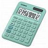 Калькулятор настольный 12 разр. CASIO MS-20UC-GN, двойное питание, 105.5x22.8x149.5мм, зеленый