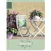 Тетрадь А5   80л, Lamark, обложка ламинированный картон, склейка, кремовый блок, в точку, Provence Style