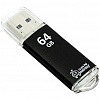 Флэш-память  64Gb Smart Buy V-Cut, USB2.0, корпус металлический, черная