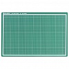 Коврик для резки BRAUBERG, 450х300мм (А3), двусторонний, толщина 3 мм, зеленый