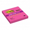 Самоклеящийся блок 3M Post-it Super Sticky 654R-SP, 76х  76, 90л, розовый